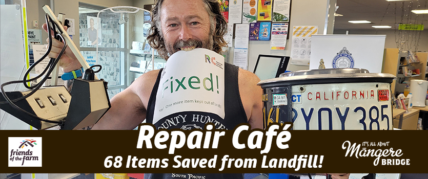 Repair Café Nov ’22 – 68 Items Saved from Landfill