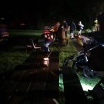 Around 250 people came and made lanterns, they were treated to the best bangers in the bridge (local butchery sausages), onions and hashbrowns, then an epic adventure walk across farm paddocks and around the foreshore with lanterns in hand.